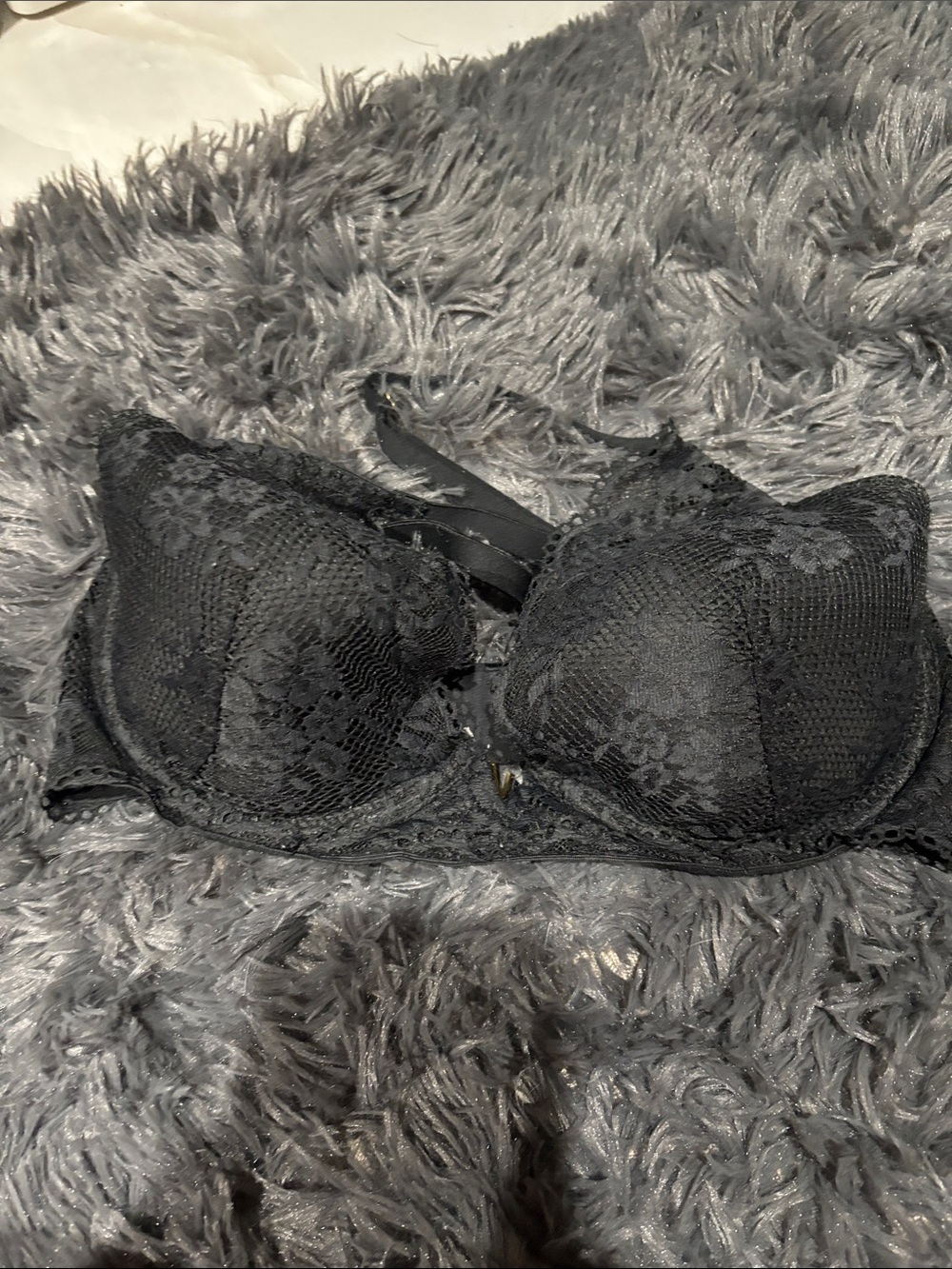 Victoria's Secret Black Lace Underwire Bra
